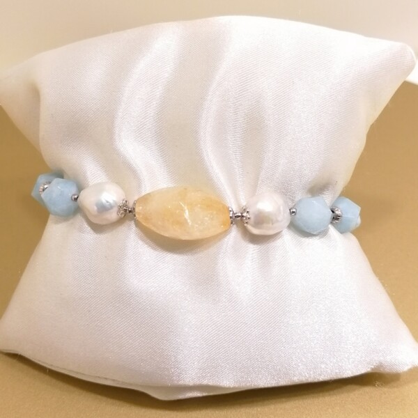 "Luisa Della Salda" - ACQUAMARINA - Bracciale - immagine 2