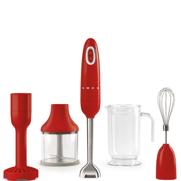 "SMEG" - Frullatore a Immersione con accessori - Rosso