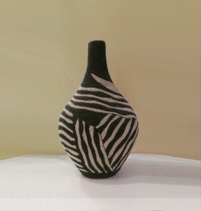 Vaso Bianco Nero Piccolo