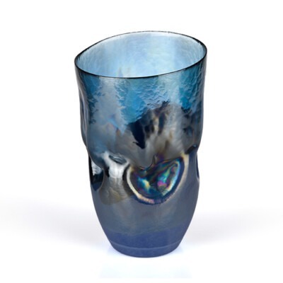 "Yalos" - MOAIS - Vaso Blu Avio