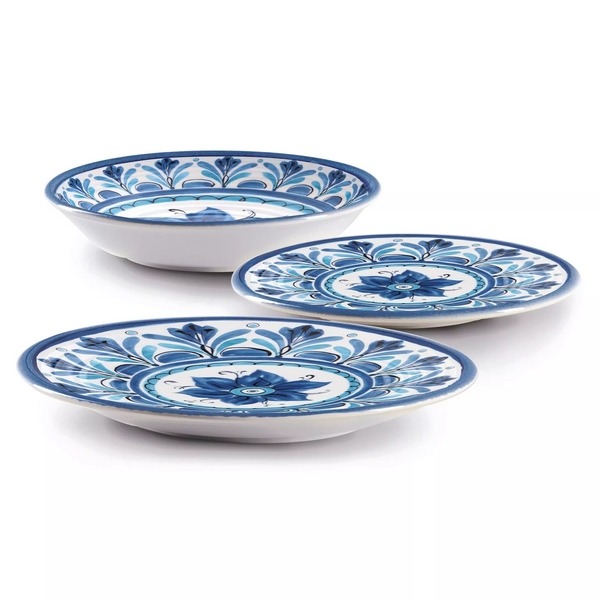 "EmporioZani" - CERAMIC - Servizio Piatti Havana Blu