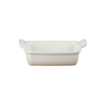 "Le Creuset" - MERINGUE - Pirofila Rettangolare Cm. 25x15