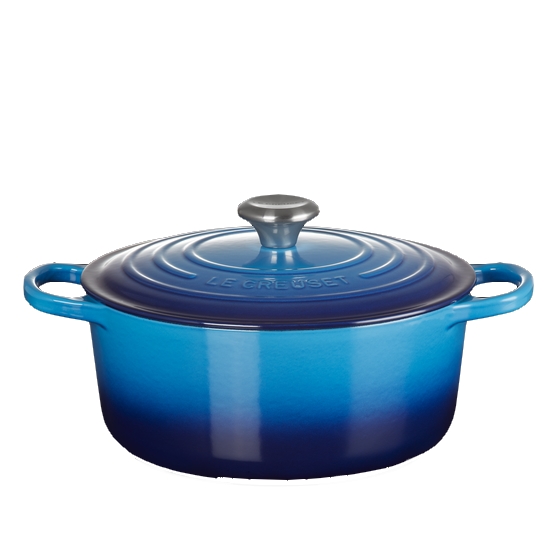 "Le Creuset" - AZURE BLUE - Casseruola Evolution Cm. 28