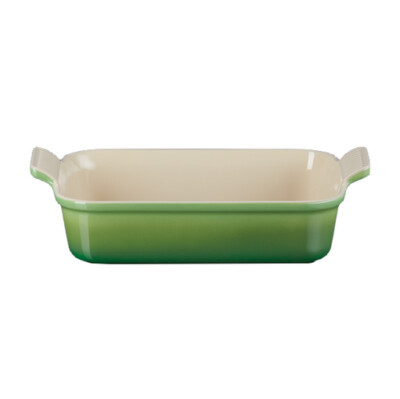 "Le Creuset" - VERDE BAMBOO - Pirofila Rettangolare Cm. 33x20