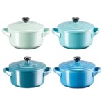 "Le Creuset" -  SET QUATTRO MINI COCOTTE - Metallics