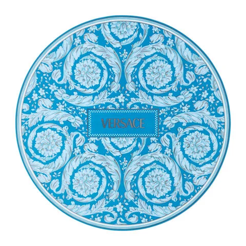 "Barocco Teal" - VERSACE - Piatto Segnaposto