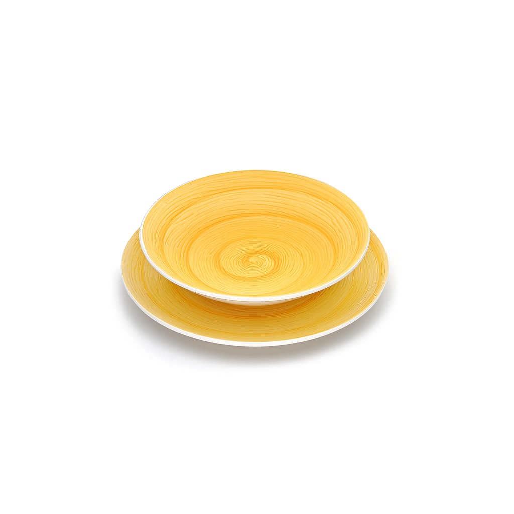 "Memento" - Table - Servizio Piatti Yellow