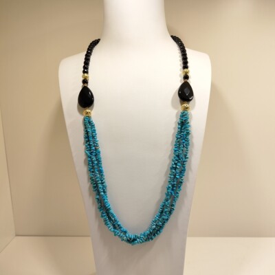 "Asako" - TURCHESE - Collana