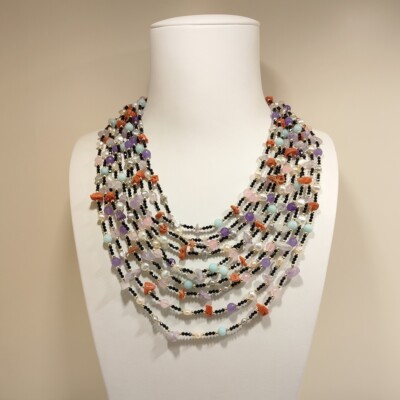 "Asako" - PIETRE DURE - Collana