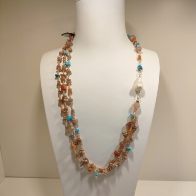 "Asako" - PIETRE DURE - Collana