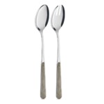 "Neva" - BISTROT - Coppia Insalata Bianca Wood Collection