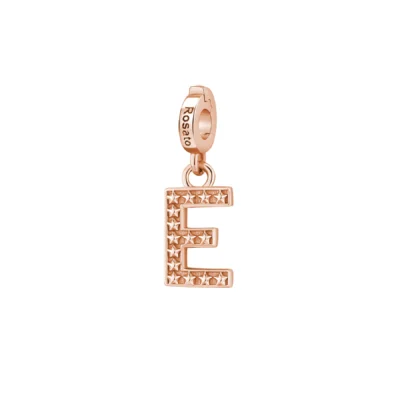 "Rosato" - CHARM - Lettera E RZ083