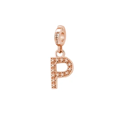 "Rosato" - CHARM - Lettera P RZ094