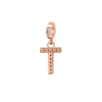 "Rosato" - CHARM - Lettera T RZ098